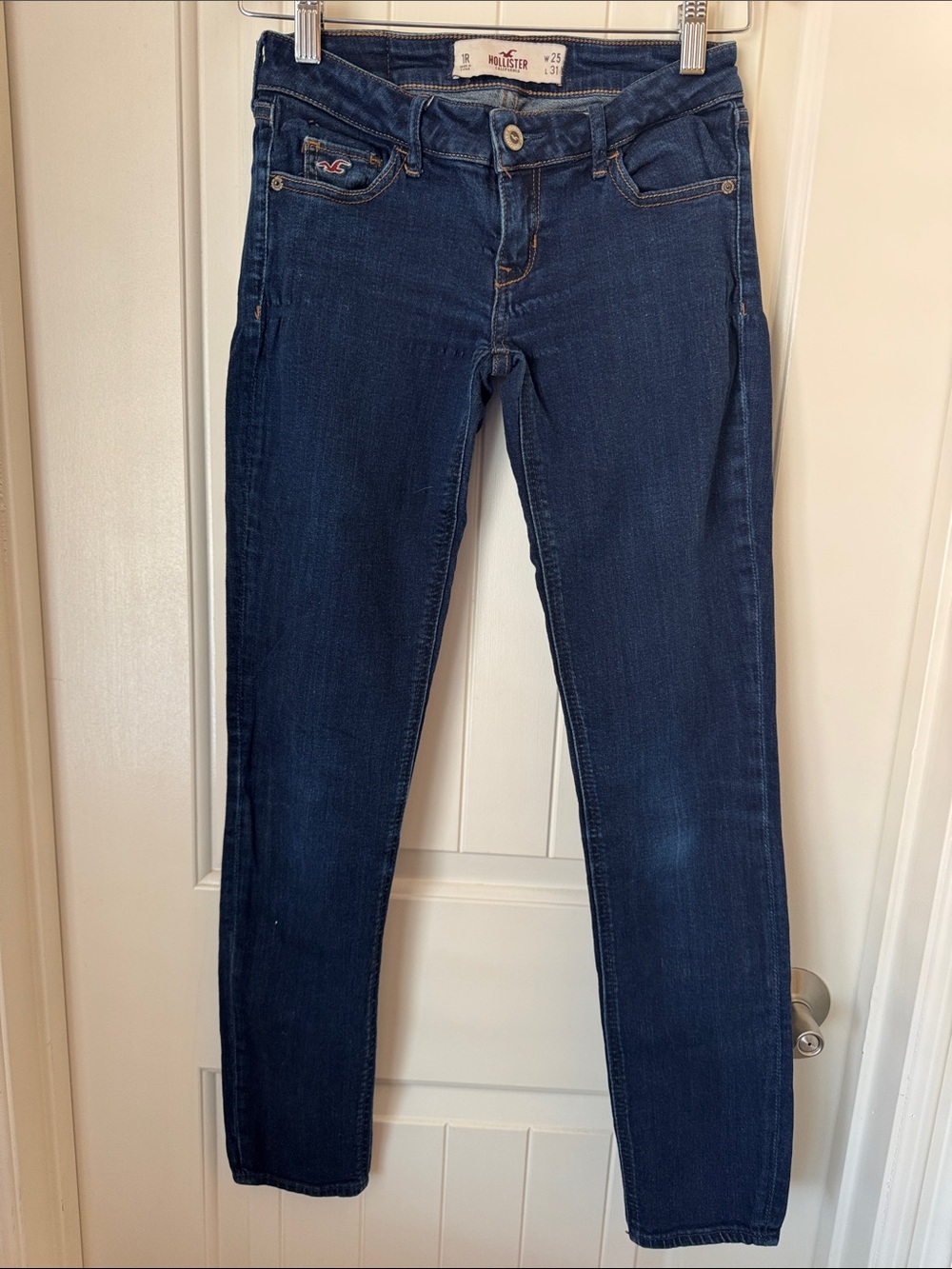 Hollister Women's Blue Skinny Jeans